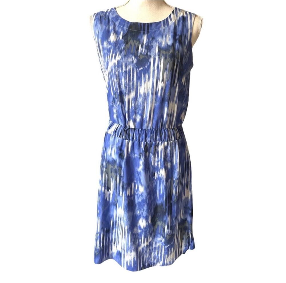 Athleta Blue White Gray Sporty Dress Size 4